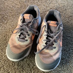 Nike Flex Experience RN 4 Peach and Gray Shoes